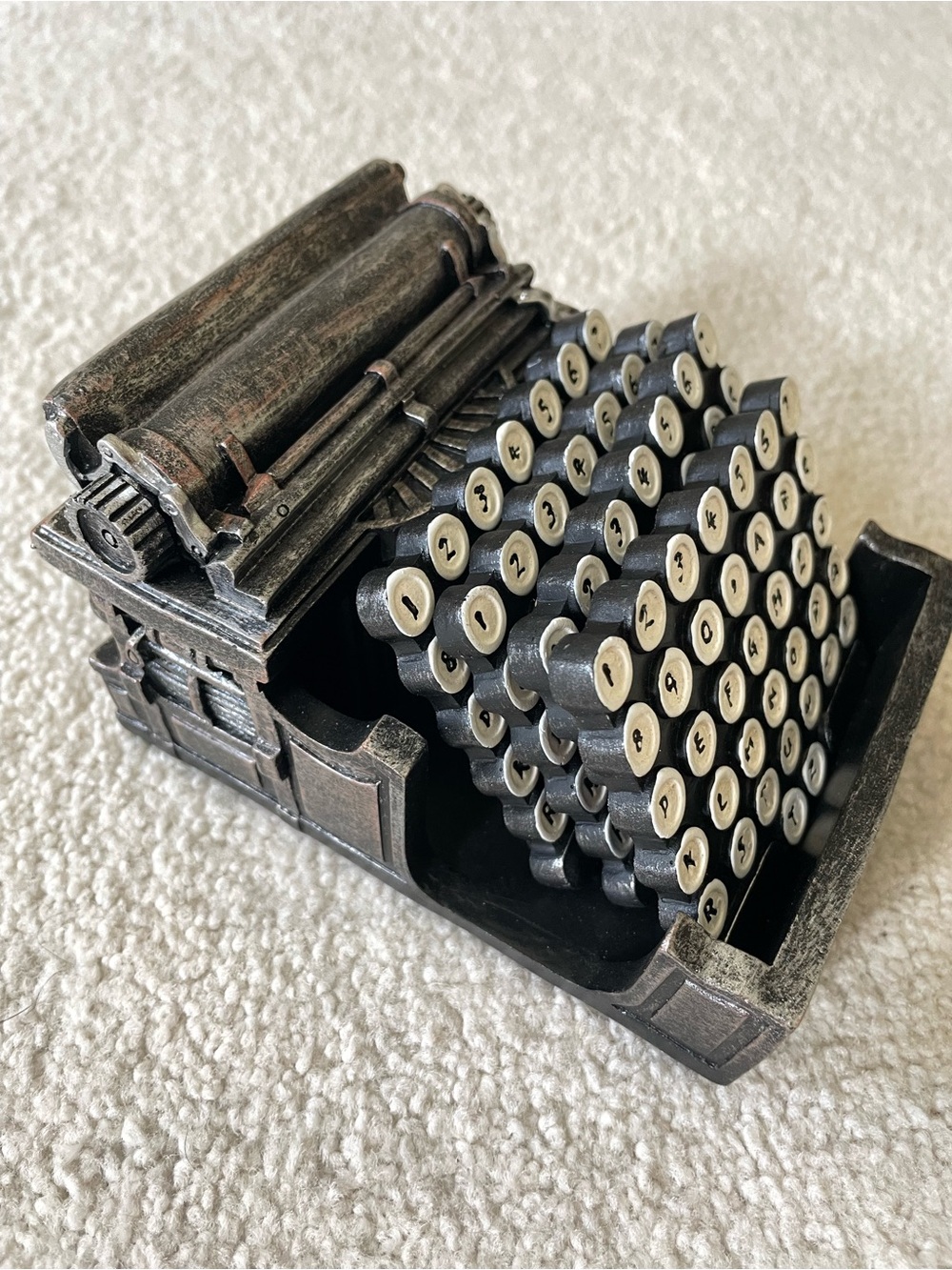 Retro 5-pc Typewriter Coaster Set